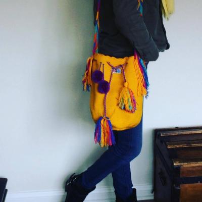 Mochila wayuu para mujer